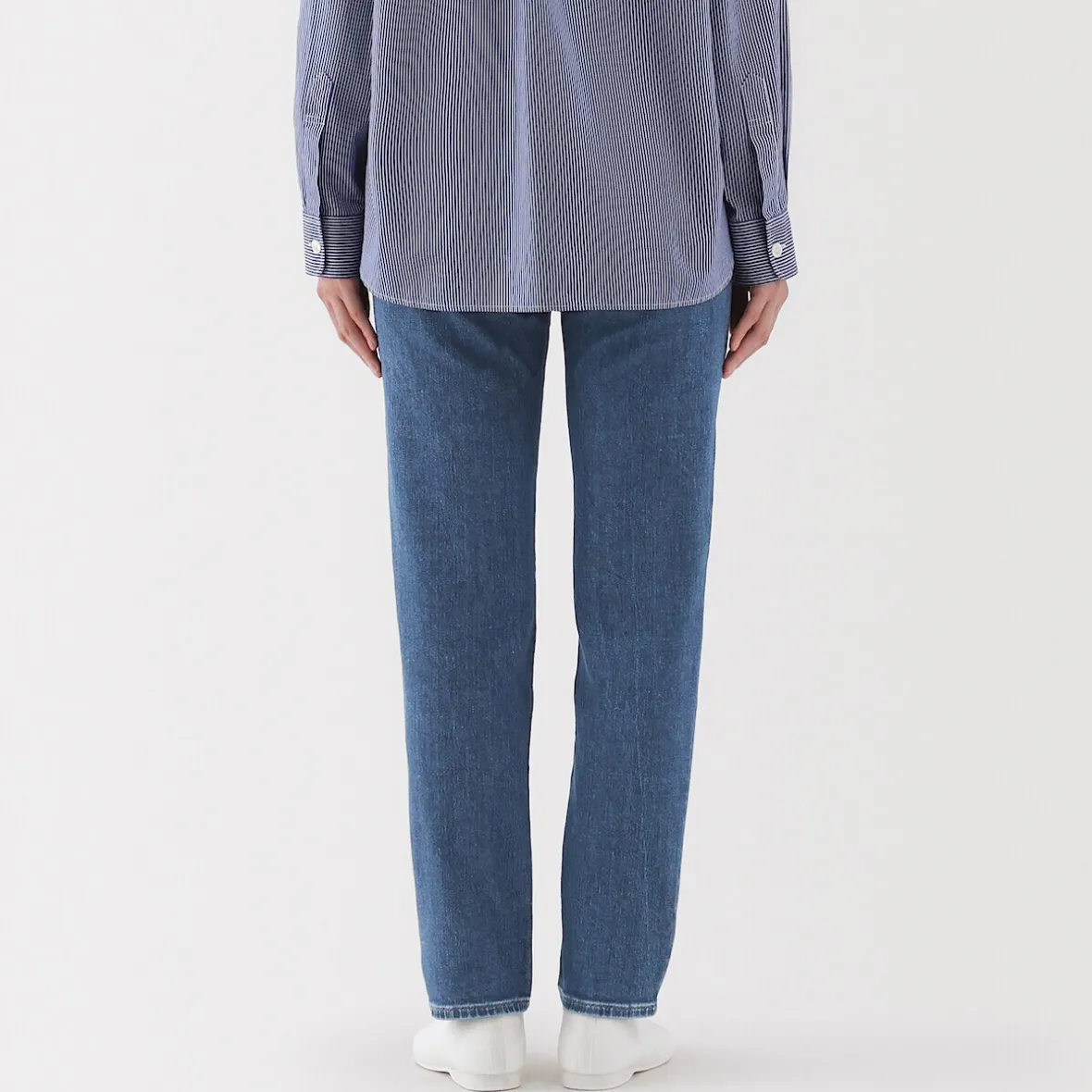 Outlet Muji Vaqueros ajustados y elásticos para mujer