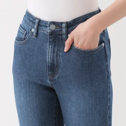Outlet Muji Vaqueros ajustados y elásticos para mujer