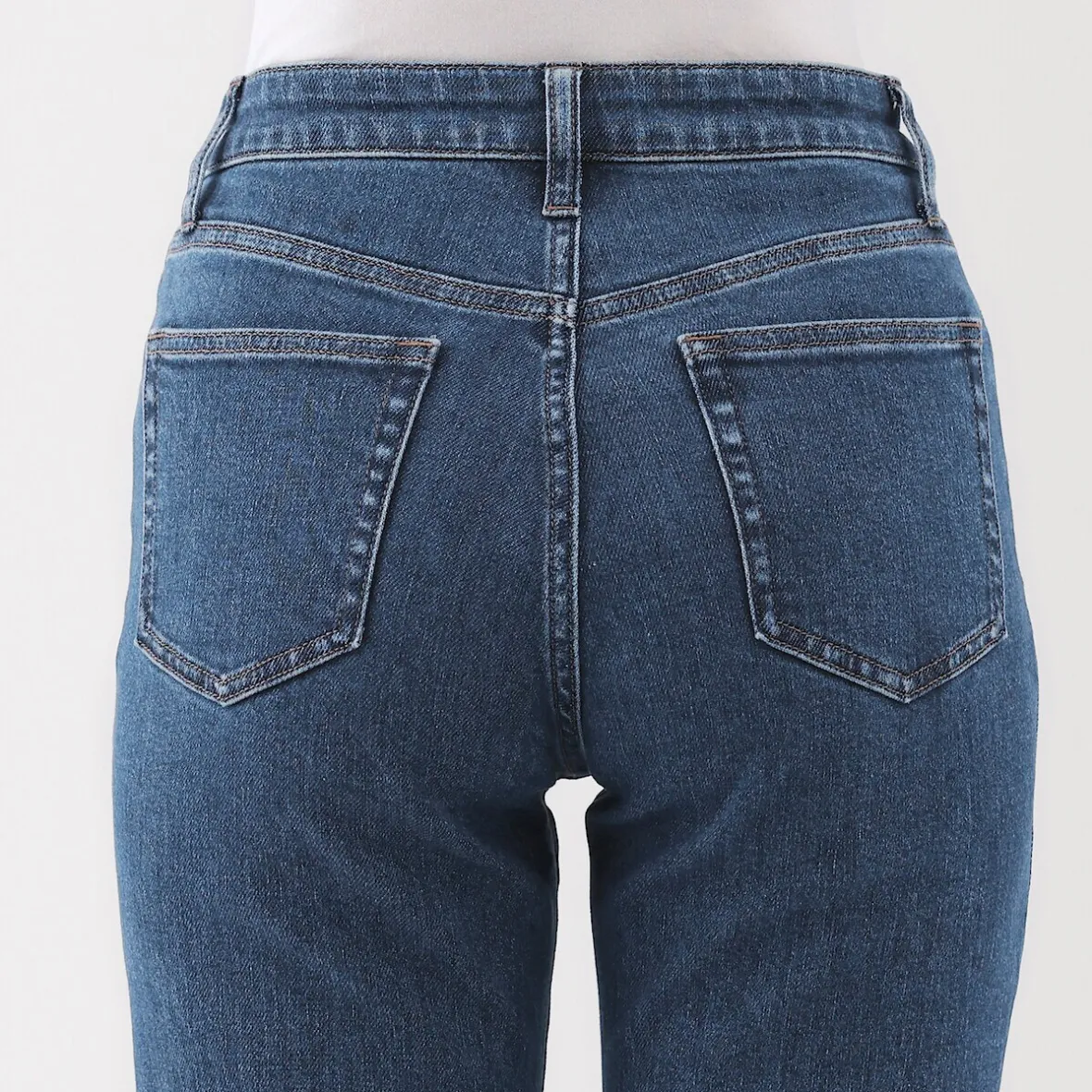 Outlet Muji Vaqueros ajustados y elásticos para mujer