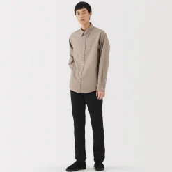 Hot Muji Vaqueros ajustados y elásticos para hombre ‐ Negro
