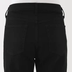 Hot Muji Vaqueros ajustados y elásticos para hombre ‐ Negro