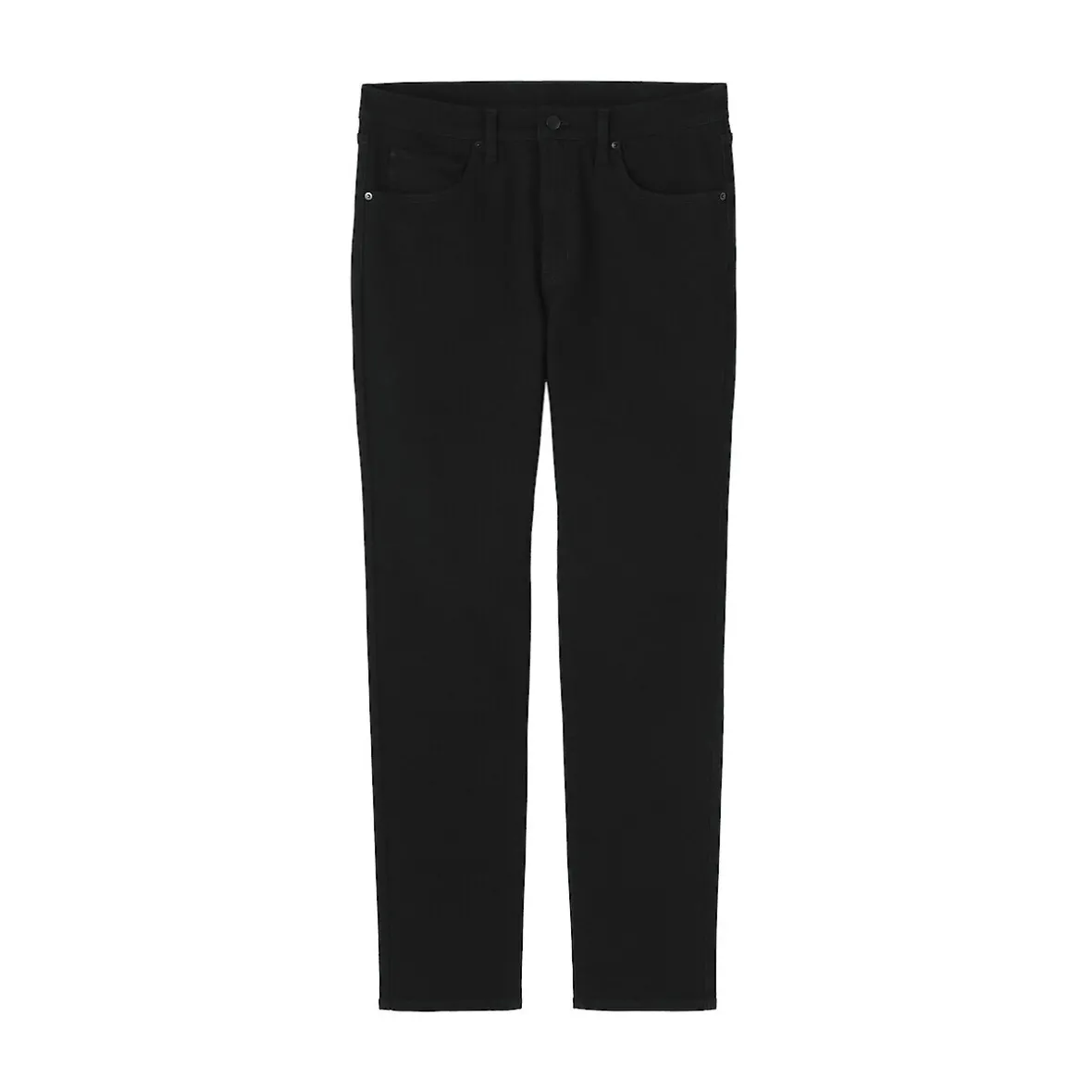 Hot Muji Vaqueros ajustados y elásticos para hombre ‐ Negro