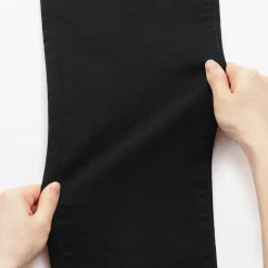 Hot Muji Vaqueros ajustados y elásticos para hombre ‐ Negro