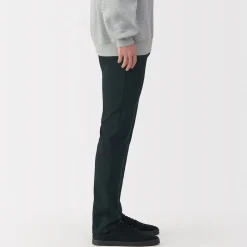Hot Muji Vaqueros ajustados y elásticos para hombre ‐ Negro