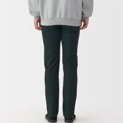 Hot Muji Vaqueros ajustados y elásticos para hombre ‐ Negro