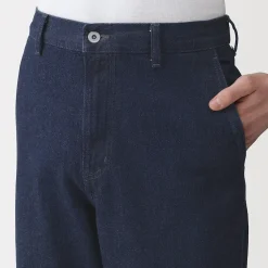 Discount Muji Vaqueros anchos de mezcla de kapok para hombre