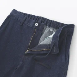 Discount Muji Vaqueros anchos de mezcla de kapok para hombre