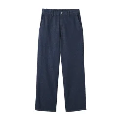 Discount Muji Vaqueros anchos de mezcla de kapok para hombre