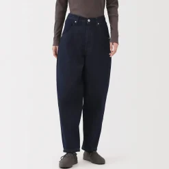 Hot Muji Vaqueros tipo cocoon de mezcla de kapok para mujer