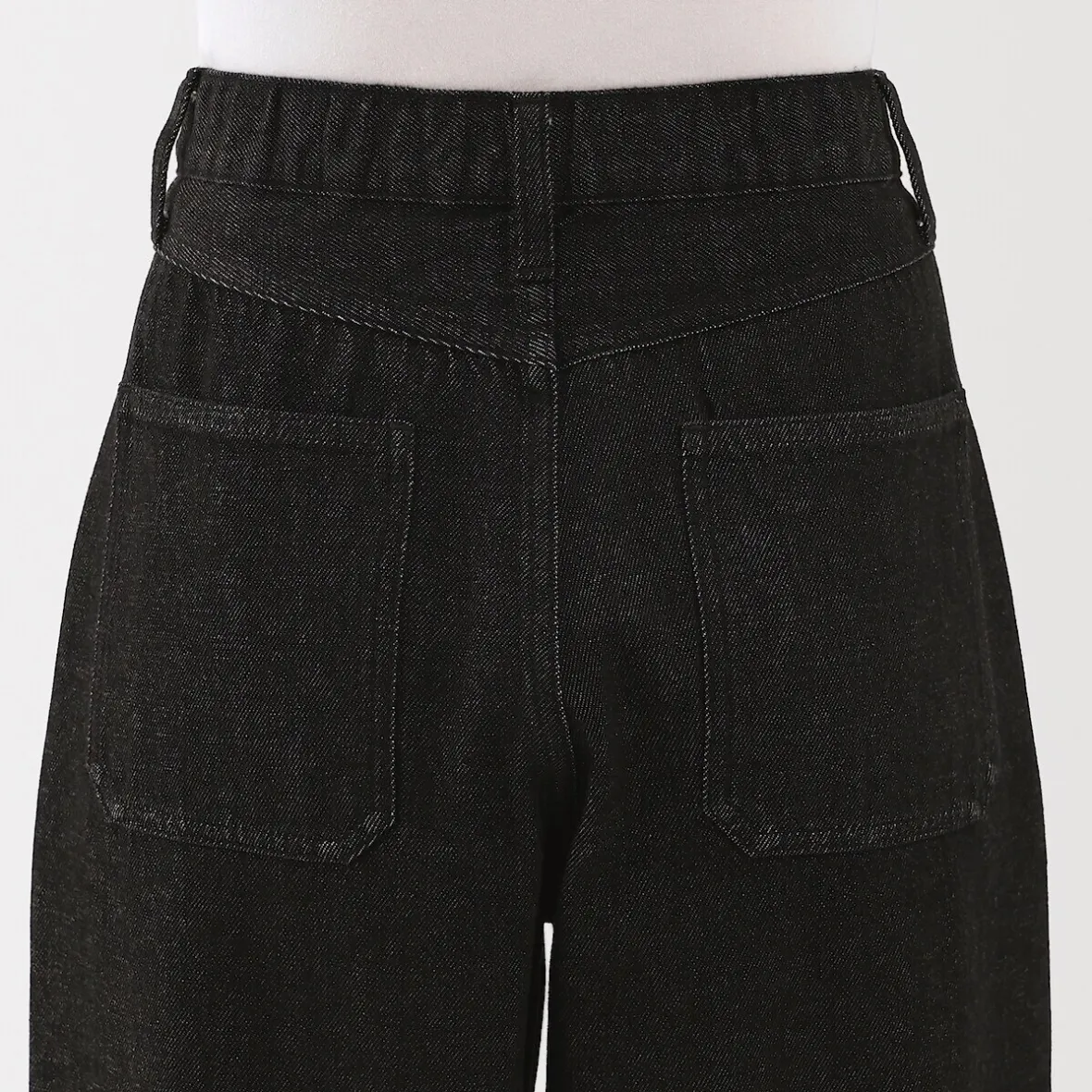 Hot Muji Vaqueros tipo cocoon de mezcla de kapok para mujer