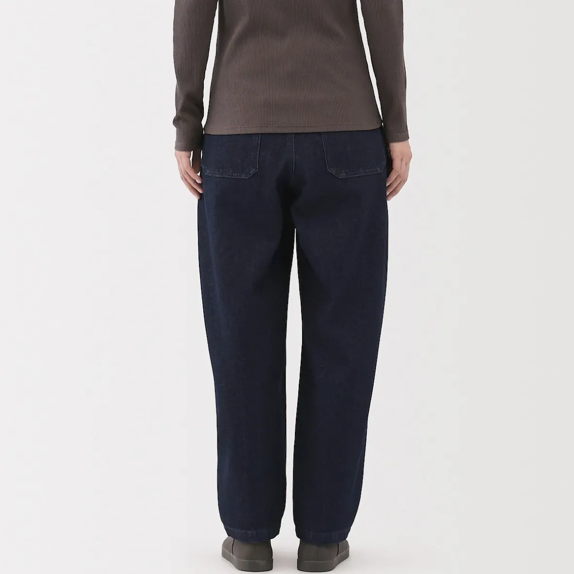Hot Muji Vaqueros tipo cocoon de mezcla de kapok para mujer