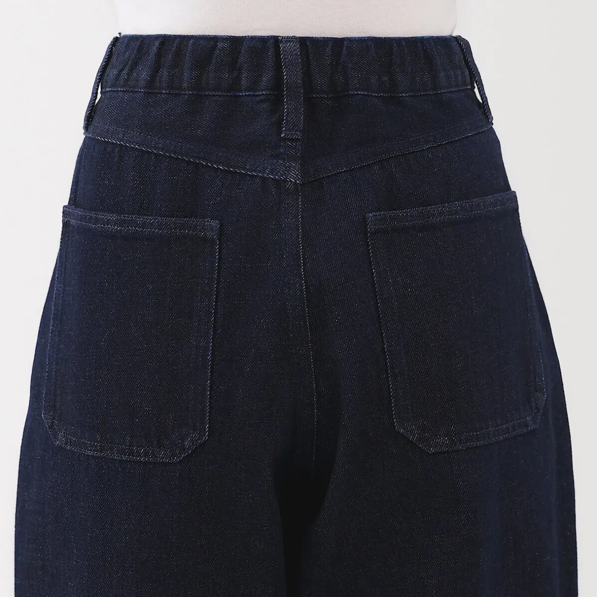 Hot Muji Vaqueros tipo cocoon de mezcla de kapok para mujer