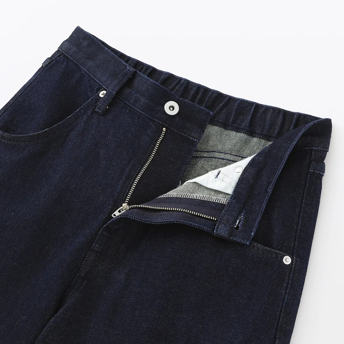 Hot Muji Vaqueros tipo cocoon de mezcla de kapok para mujer