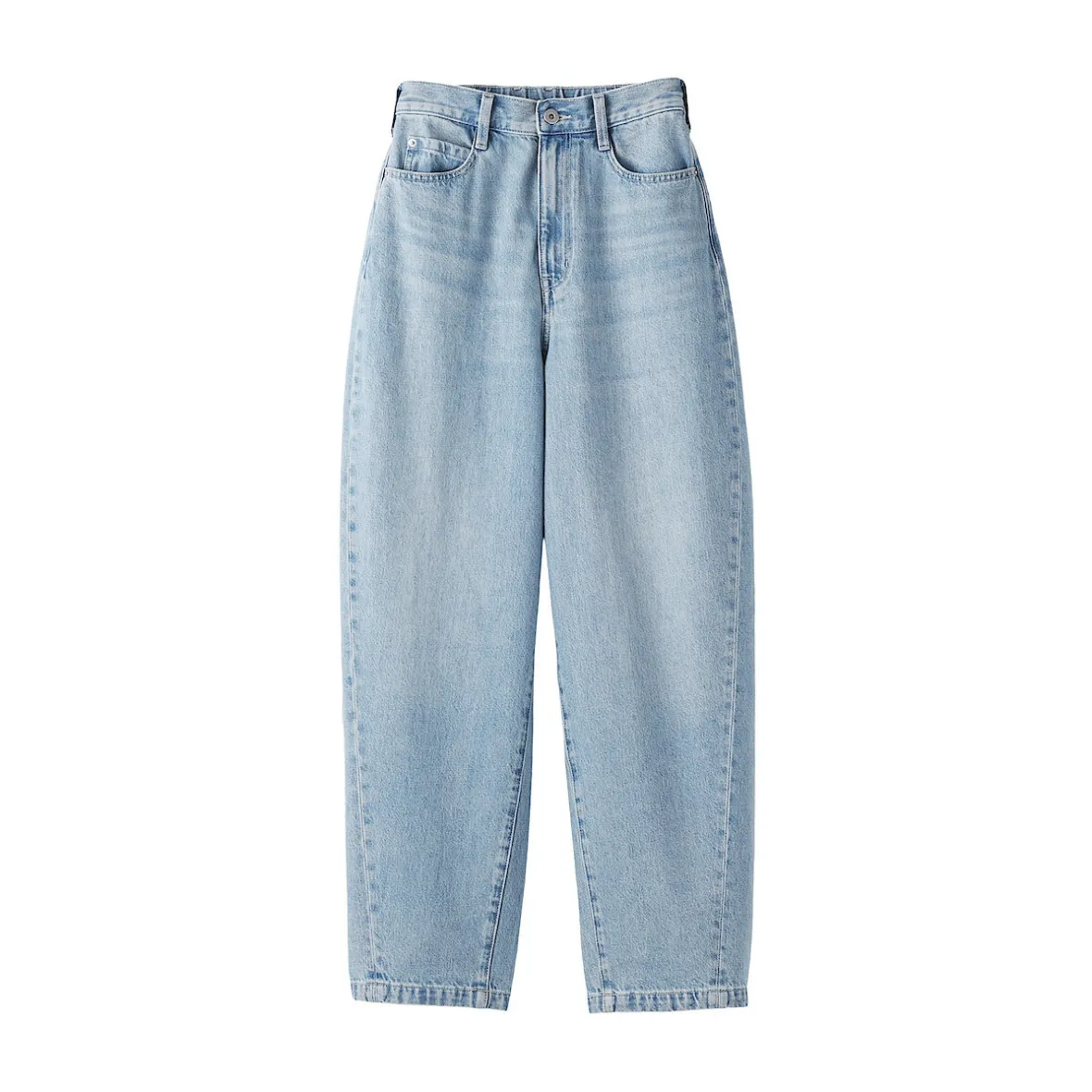 Sale Muji Vaqueros tipo cocoon de mezcla de kapok para mujer