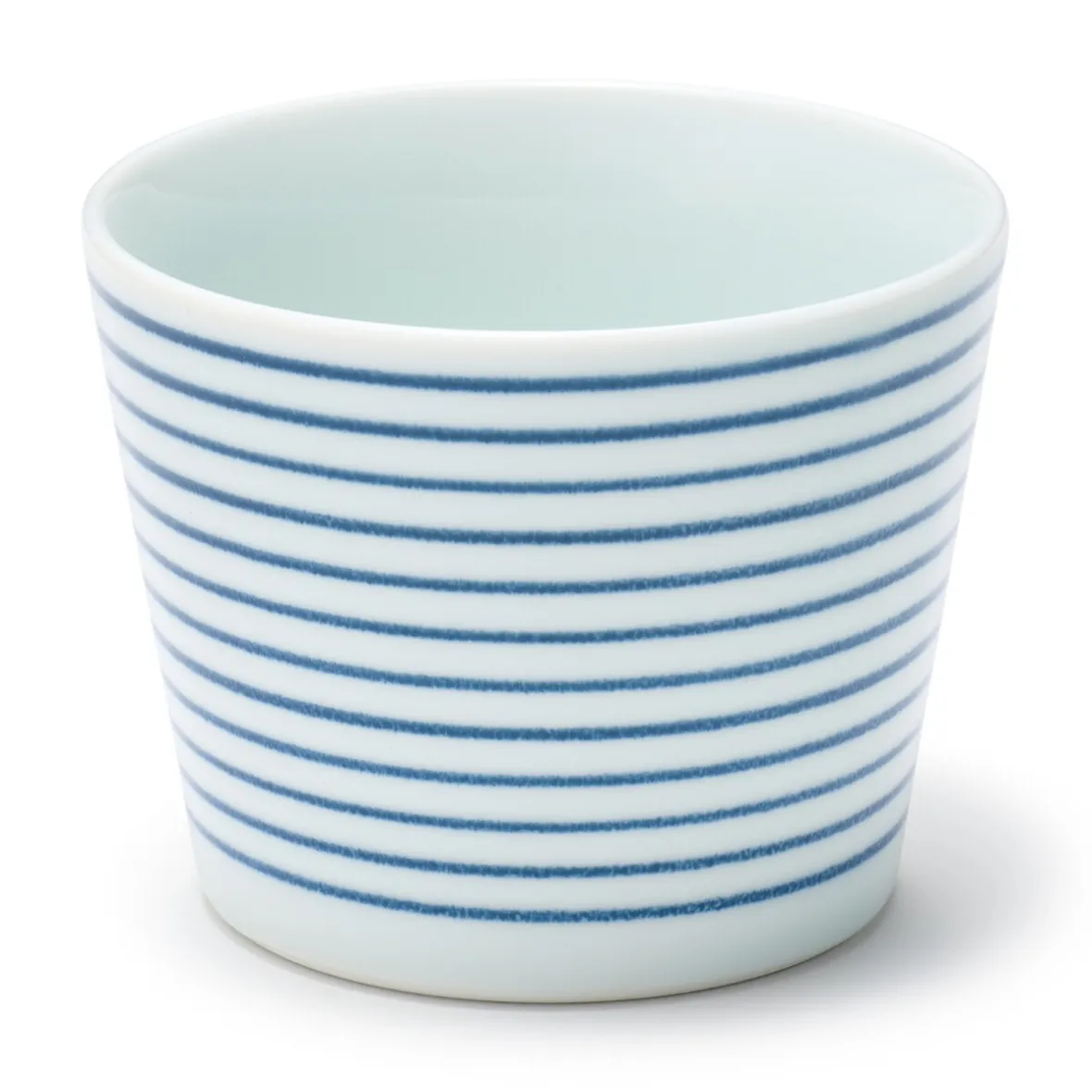 Online Muji Vaso de sake Hasami Ware - Patrón de rayas