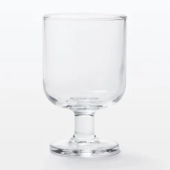 Outlet Muji Vaso de tallo corto de cristal templado S
