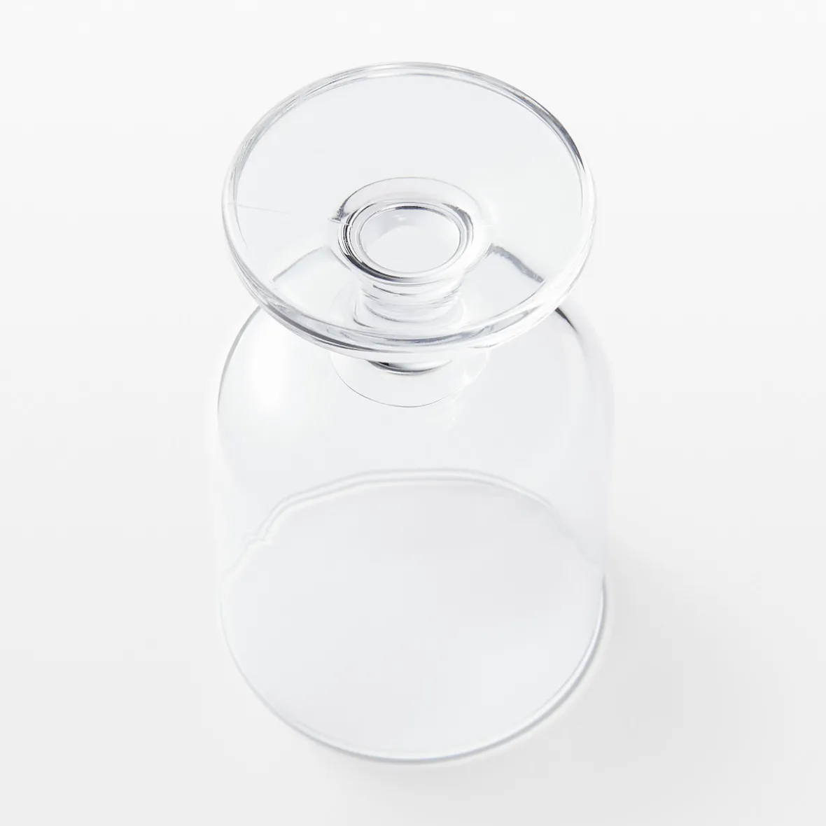 Outlet Muji Vaso de tallo corto de cristal templado S