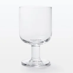 Online Muji Vaso de tallo corto de cristal templado L