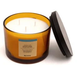Hot Muji Vela de 3 mecha de agua y bergamota