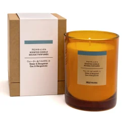 New Muji Vela de 1 mecha de agua y bergamota