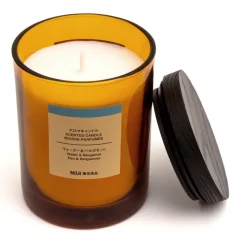 New Muji Vela de 1 mecha de agua y bergamota