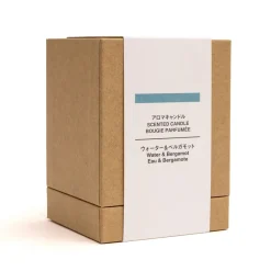 New Muji Vela de 1 mecha de agua y bergamota