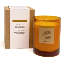 Discount Muji Vela de 1 mecha de ámbar y sándalo