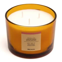 Best Muji Vela de 3 mecha de peonía y rosa