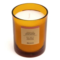 Clearance Muji Vela de 1 mecha de peonía y rosa