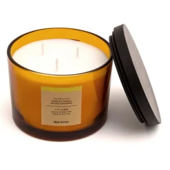 Discount Muji Vela de 3 mechas de limón y té verde