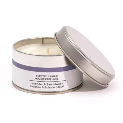 New Muji Vela en lata de lavanda, berg, sándalo