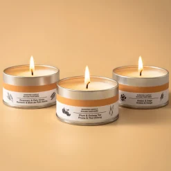 New Muji Vela en lata de ámbar y salvia