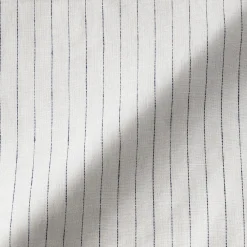 Clearance Muji Vestido camisero de cuello alto de lino lavado para mujer