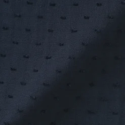 Hot Muji Vestido top de doble gasa con puntos dobby para mujer