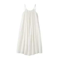 Hot Muji Vestido top de doble gasa con puntos dobby para mujer