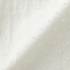 Hot Muji Vestido top de doble gasa con puntos dobby para mujer