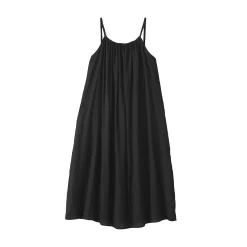 Hot Muji Vestido top de doble gasa con puntos dobby para mujer