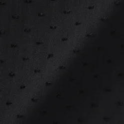 Hot Muji Vestido top de doble gasa con puntos dobby para mujer