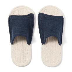 Muji Zapatillas abiertas de mezcla de algodón
