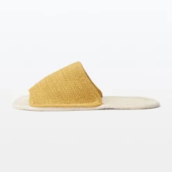 Muji Zapatillas abiertas de mezcla de algodón