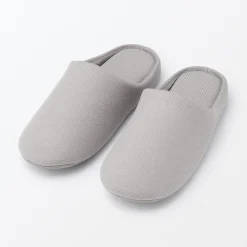 Sale Muji Zapatillas de estar por casa con plantilla de algodón