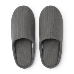 Sale Muji Zapatillas de estar por casa con plantilla de algodón