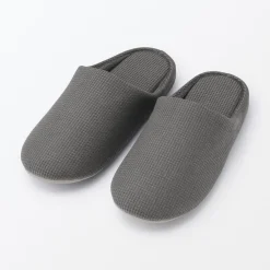 Sale Muji Zapatillas de estar por casa con plantilla de algodón