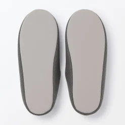 Sale Muji Zapatillas de estar por casa con plantilla de algodón