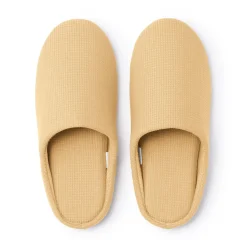 Sale Muji Zapatillas de estar por casa con plantilla de algodón