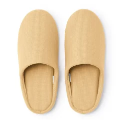 Sale Muji Zapatillas de estar por casa con plantilla de algodón