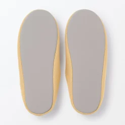 Sale Muji Zapatillas de estar por casa con plantilla de algodón