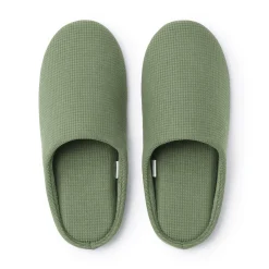 Sale Muji Zapatillas de estar por casa con plantilla de algodón