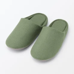 Sale Muji Zapatillas de estar por casa con plantilla de algodón