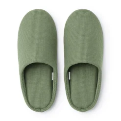 Sale Muji Zapatillas de estar por casa con plantilla de algodón